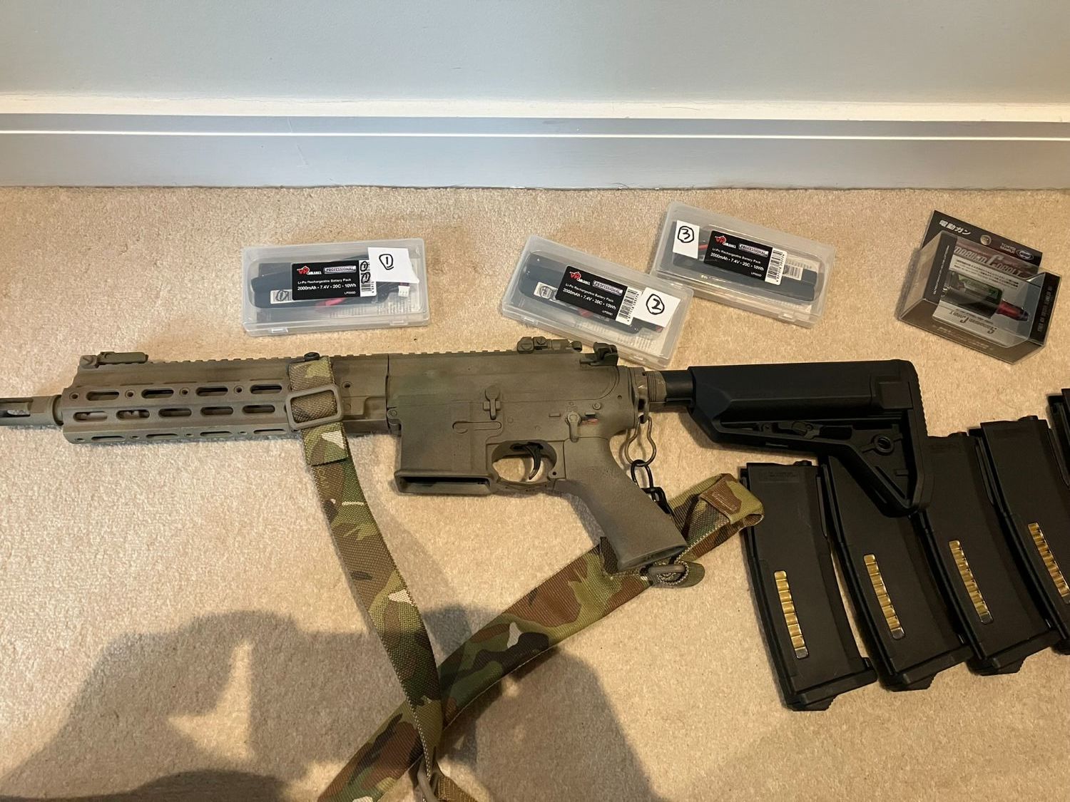 Marui NGRS upgraded HK416 painted - Electric Rifles - Airsoft Forums UK