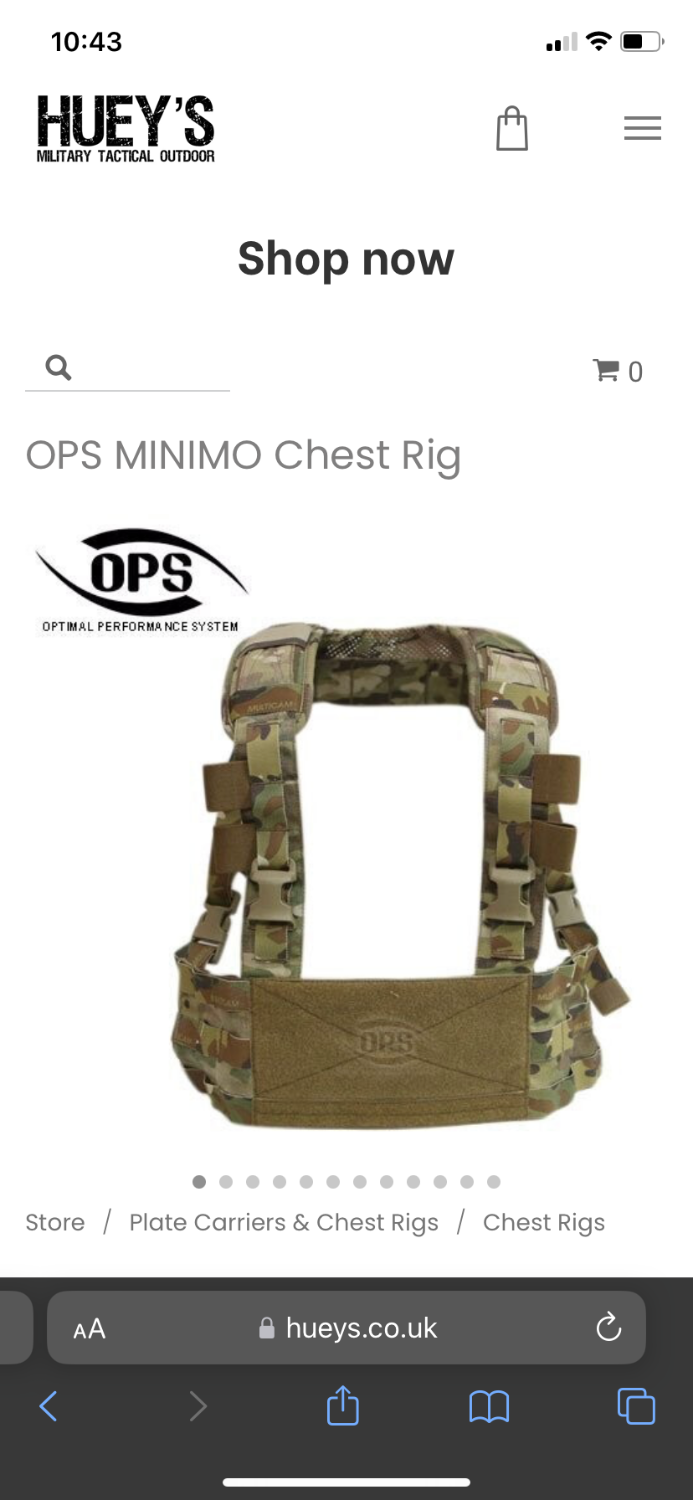 Ops minimo chest rig - Gear - Airsoft Forums UK