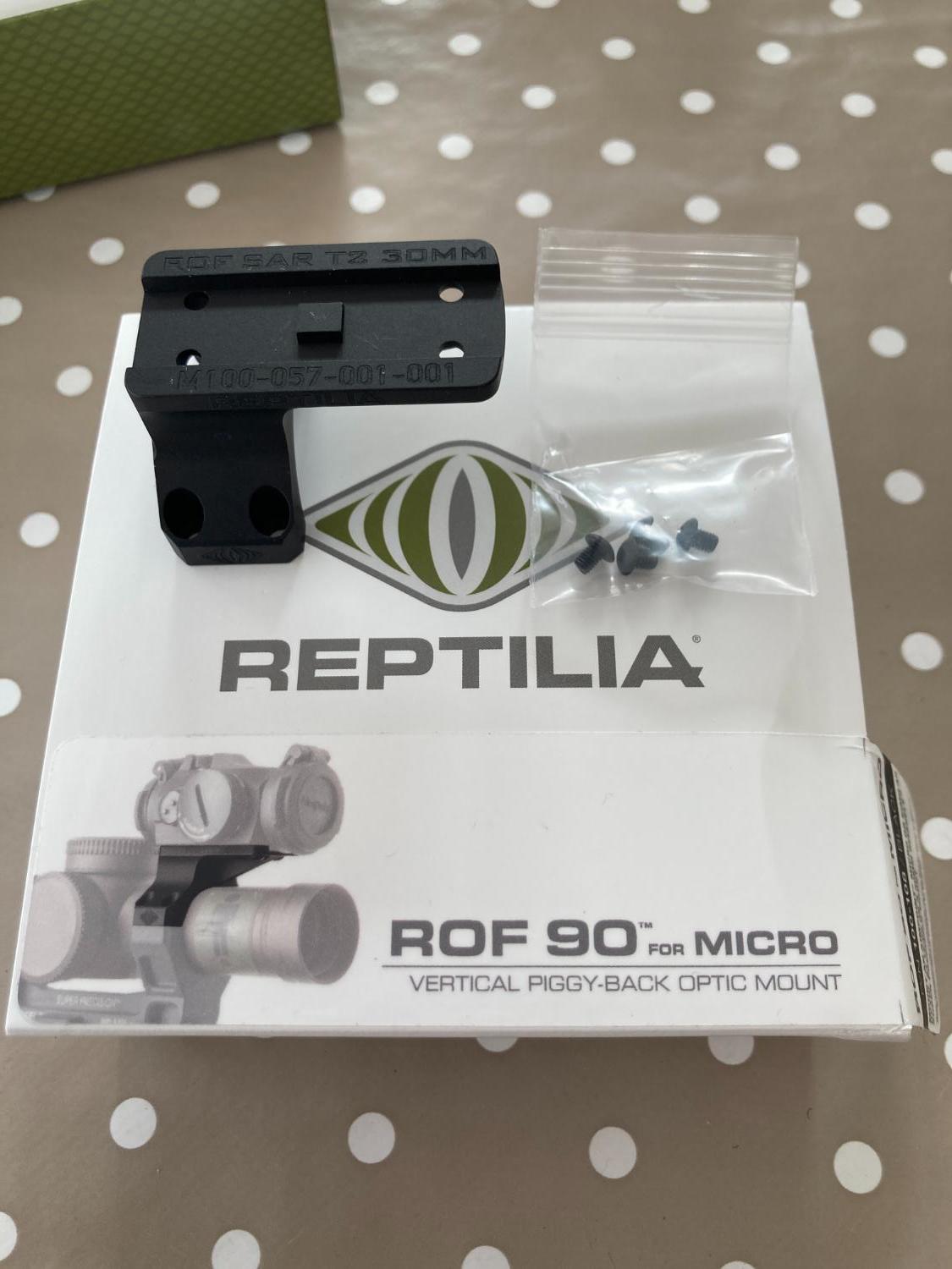 Genuine Reptilia 90 degree T2 mount for 30mm rails - Parts - Airsoft ...