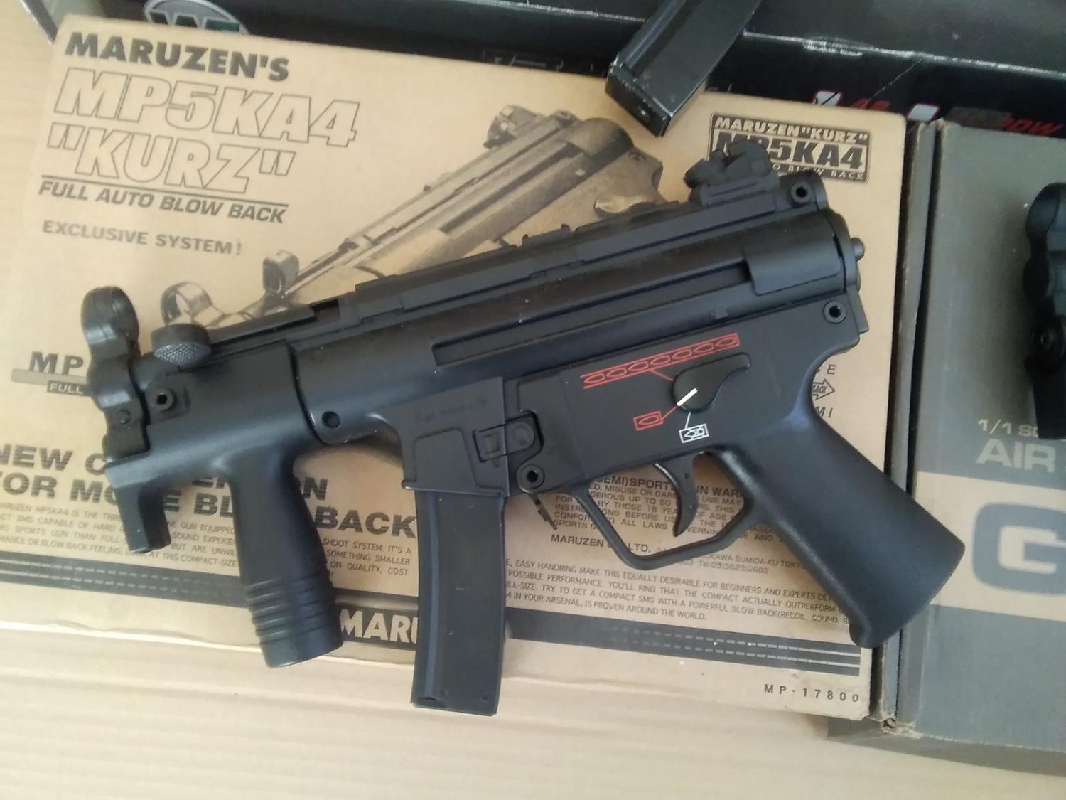 Maruzen MP5k & Well G55 ( MP5k ). GBB's. Price Reduced. - Gas