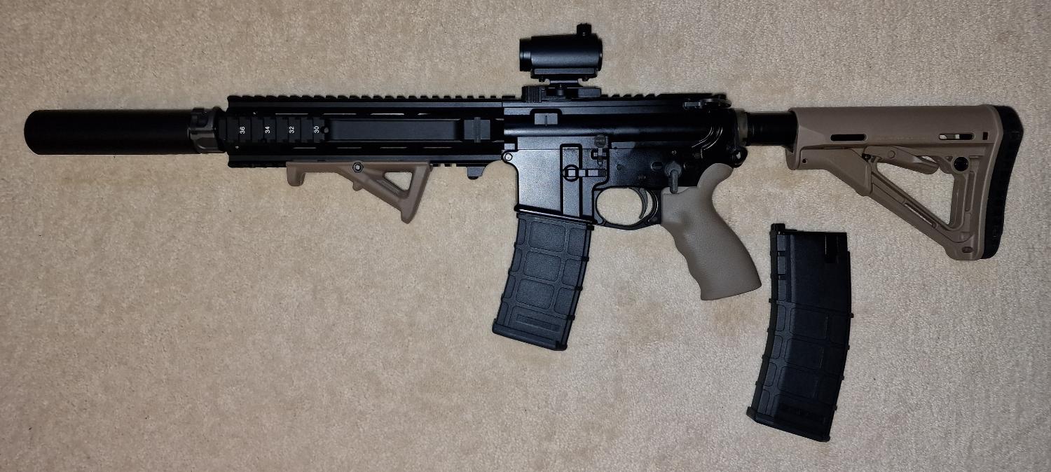 UKSF L119A2 (Base - GHK GBBR M4 CQB 10.5