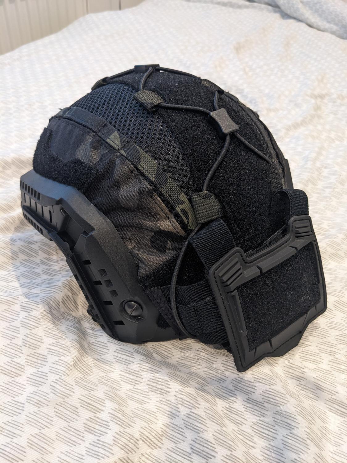 FMA Maritime Helmet + Multicam Black Cover - Gear - Airsoft Forums UK