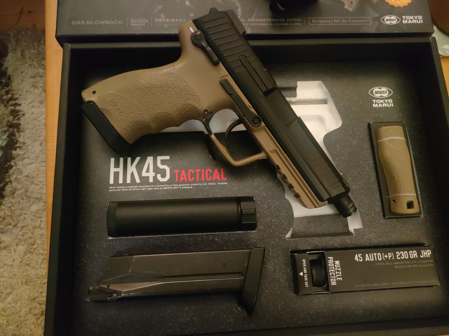 TM hk45 upgraded with 3 mags - Gas Pistols - Airsoft Forums UK