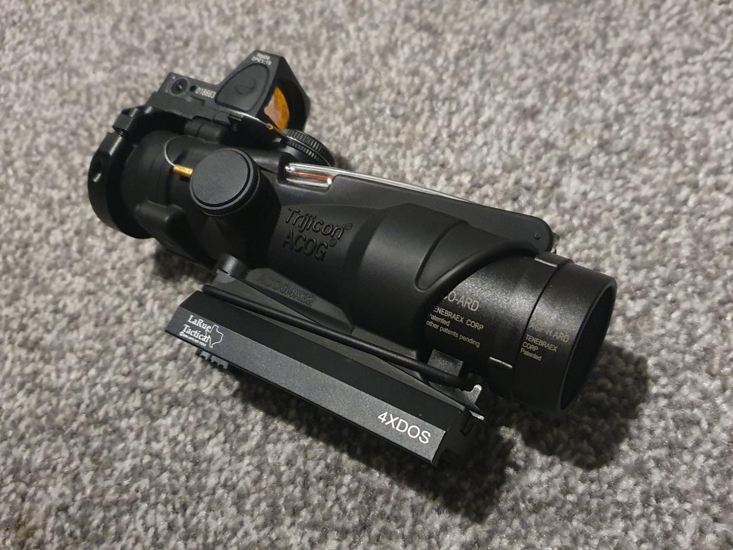 Evolution Gear ACOG TA31RCO With Evolution RMR And Larue Mount