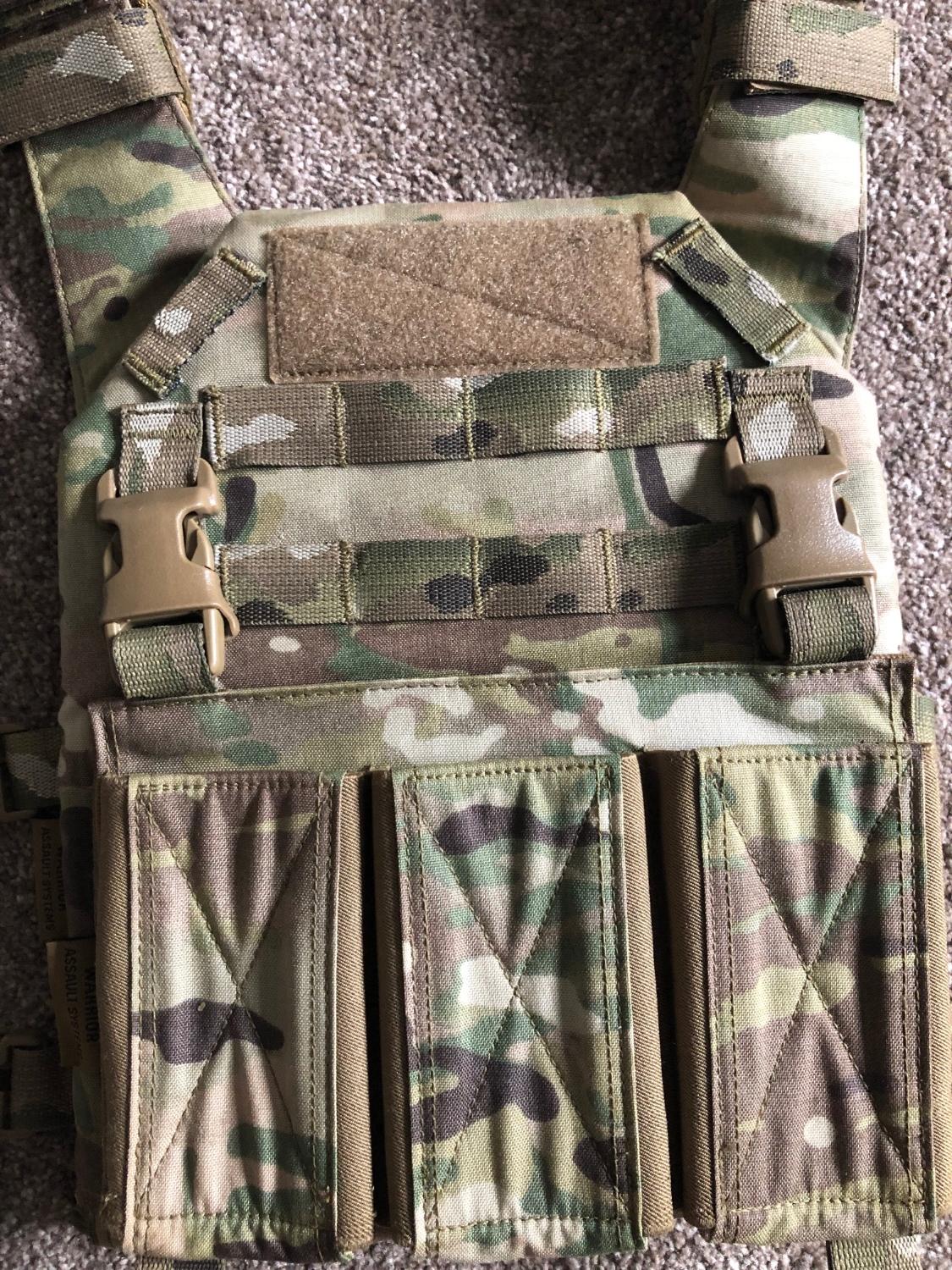 Warrior assault systems package(RPC, drop down pouch, triple mag pouch ...