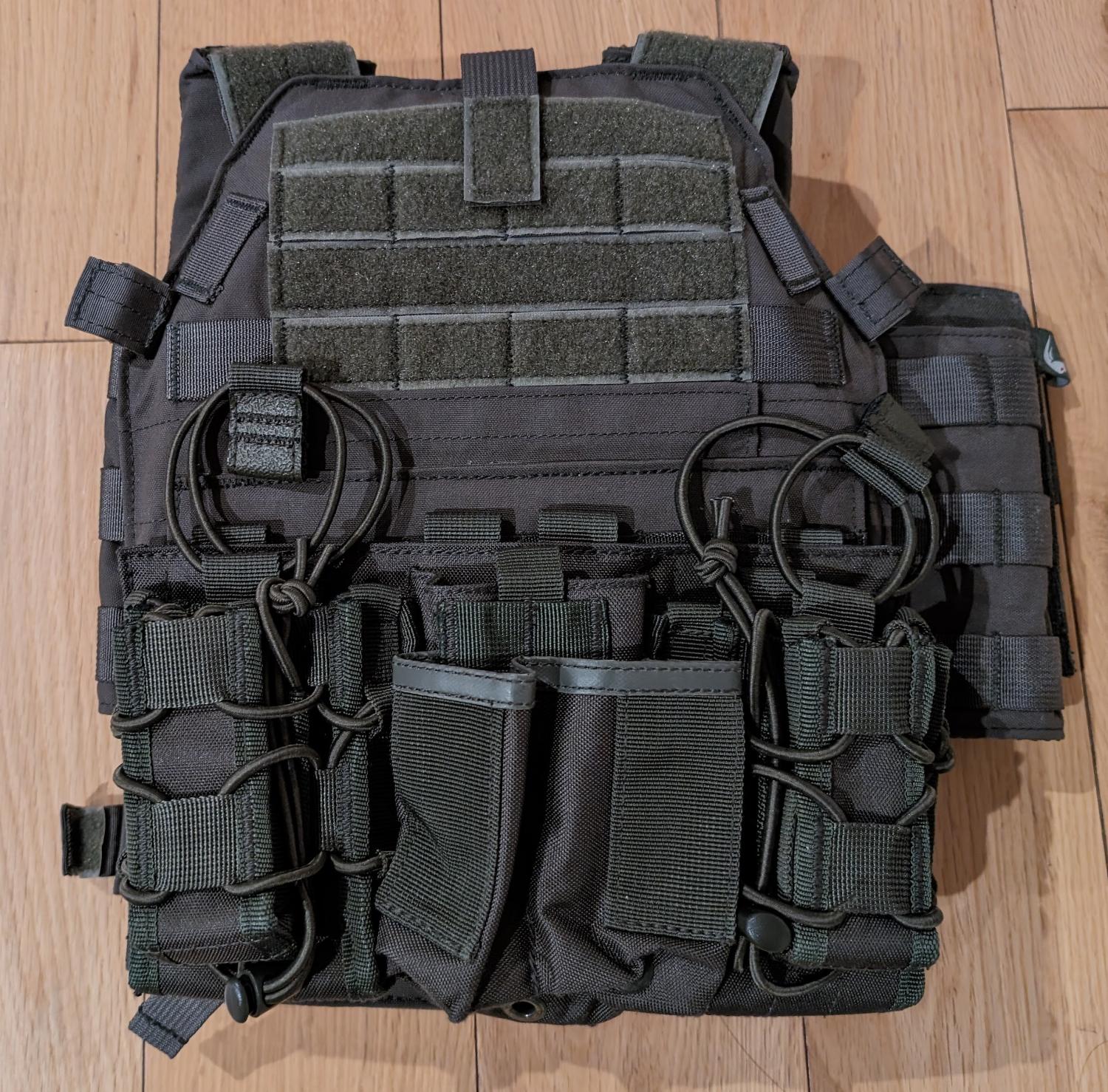 LBX-0300-S Modular Plate Carrier - Ranger Green + Pouches + DIY Foam ...