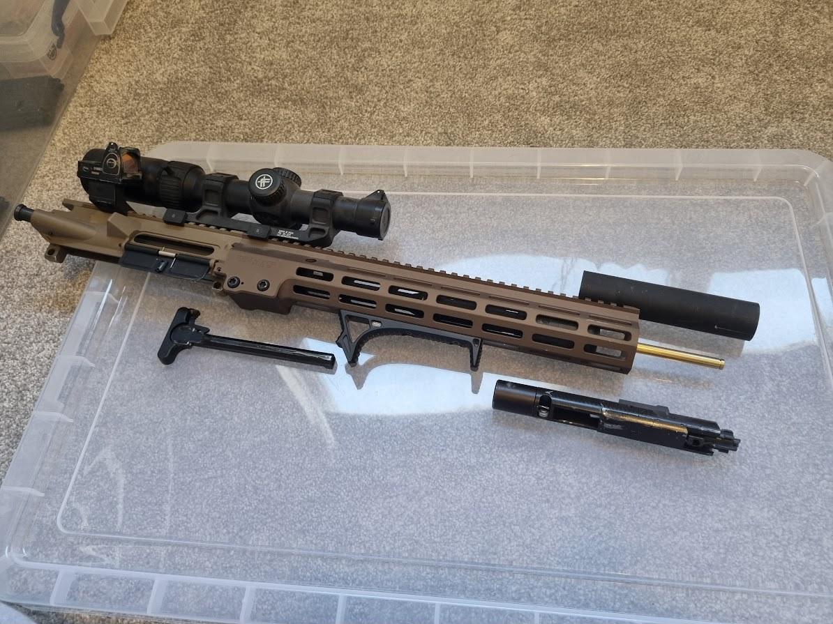 MWS DMR Upper (unfinished project though working) - Other Gas - Airsoft ...