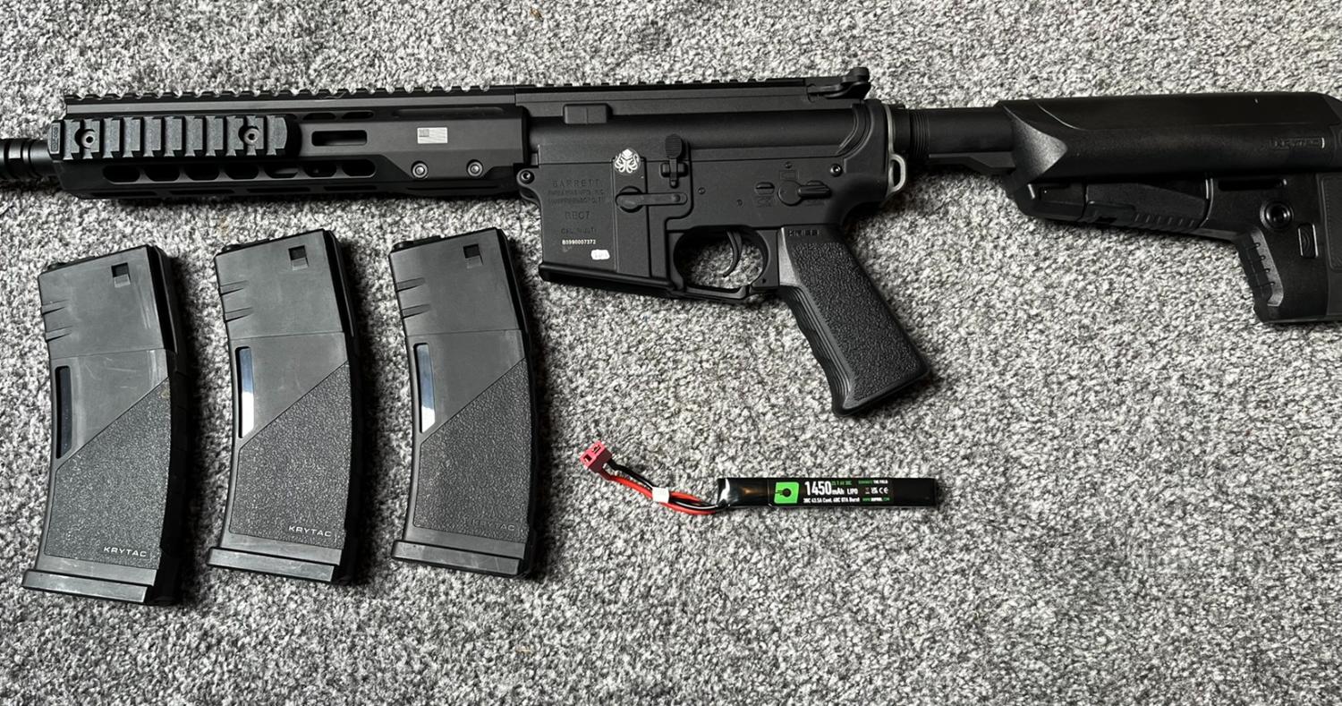 SOLD Krytac Barrett Rec7 AEG Rifle Electric Rifles Airsoft Forums UK