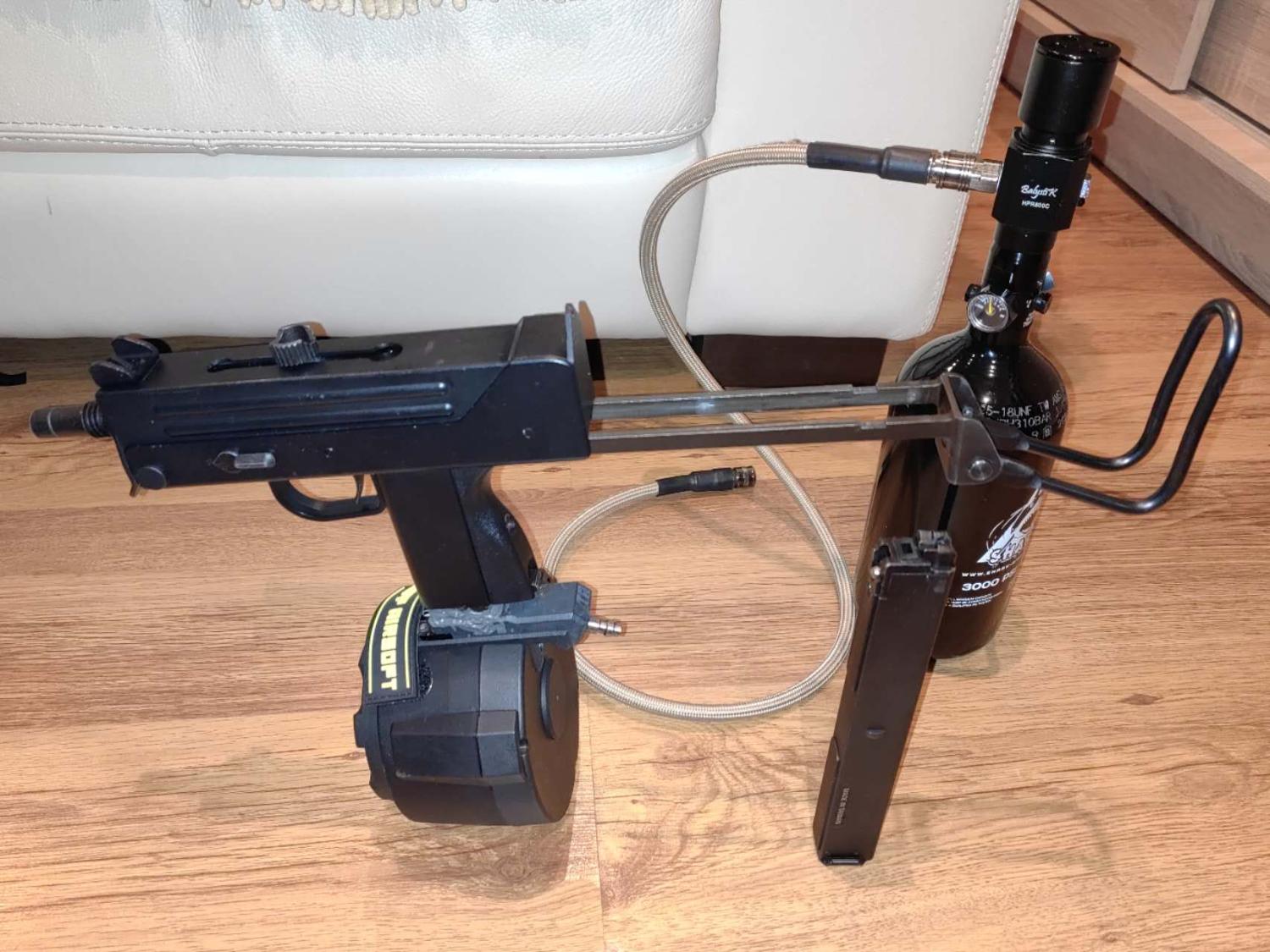 KWA Mac 11 with custom build HPA Drum - Gas Rifles - Airsoft Forums UK