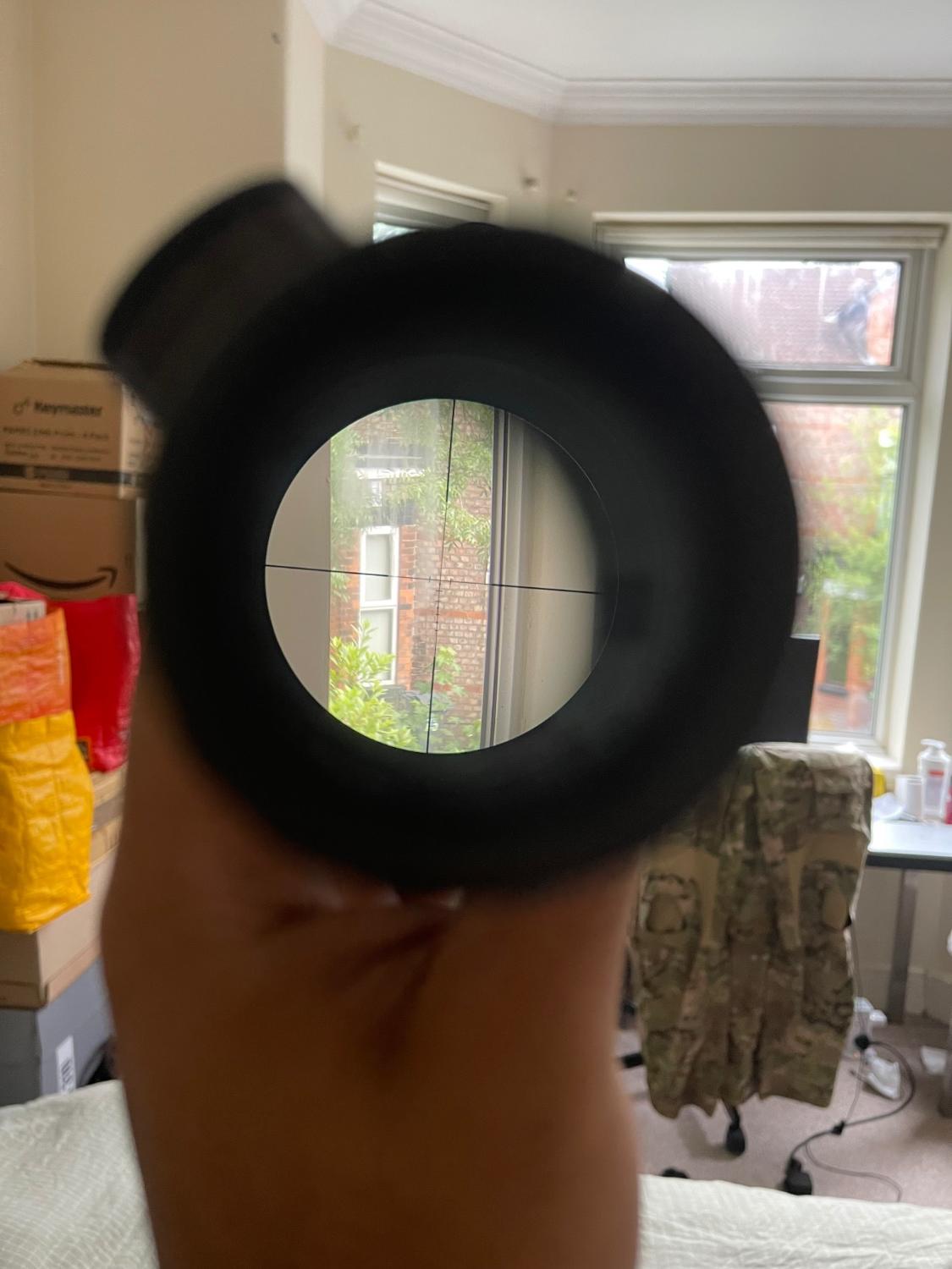 1 4x20 Lpvo Scope With Ring Mount And Throw Lever Parts Airsoft