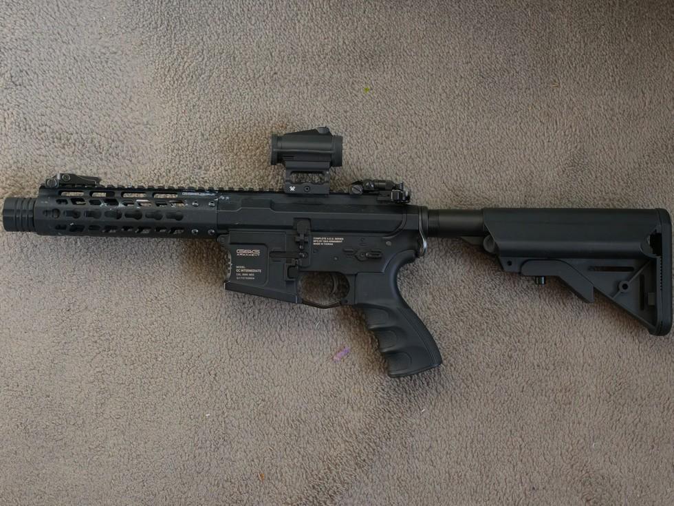 G&G TR4 CQB-R With Vortex Strikefire 2 Scope And Vortex 4x Magnifier ...