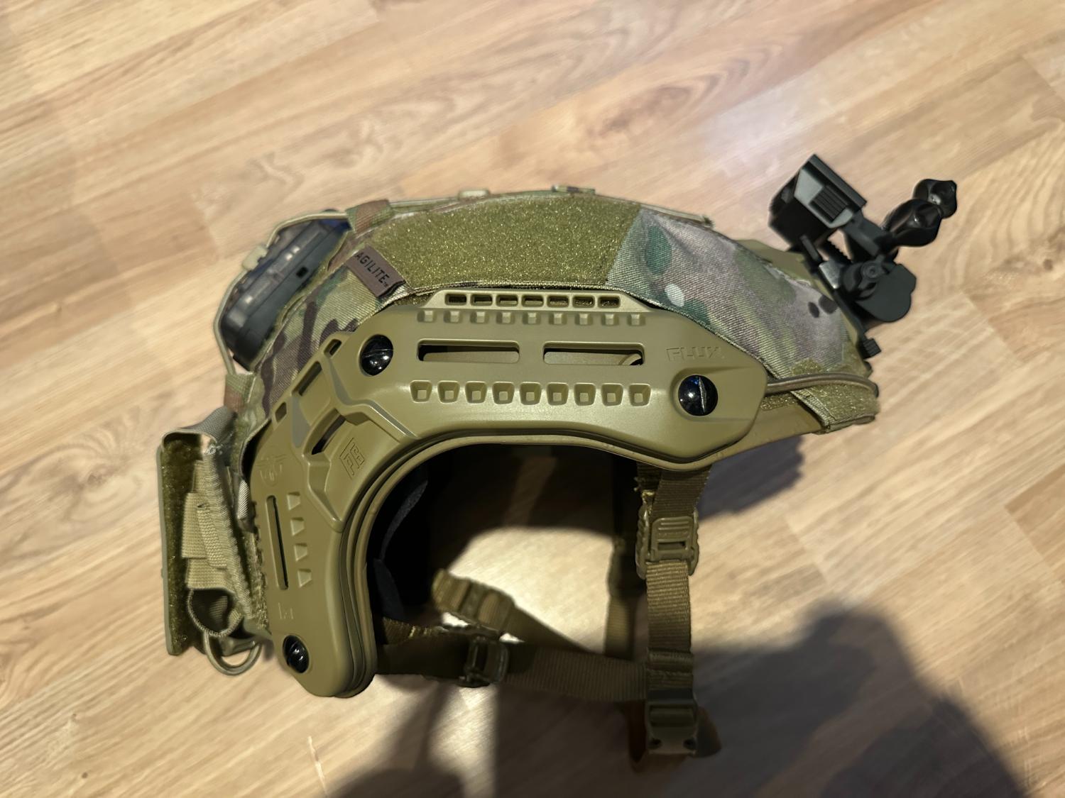 PTS MTEK Flux Helmet + Agilite Multicam Helmet Cover + Hel-Star 6 + Wilcox  NVG Mount - Gear - Airsoft Forums UK