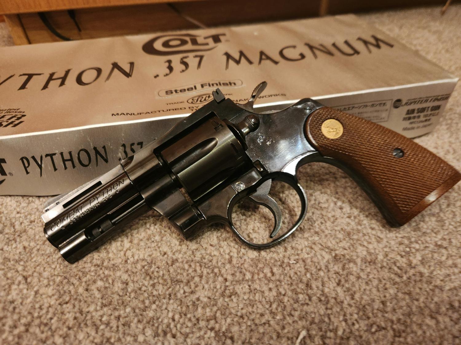 その他 PYTHON 357 Tokyo Marui 4inch Spring Python 357 Revolver