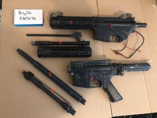 More information about "M4 AEG Receivers, Gearboxes, rails and outer barrels."