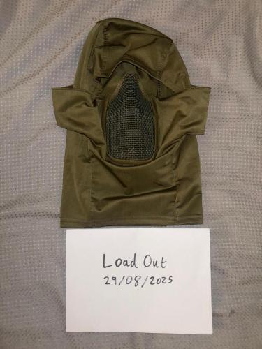 More information about "Big Dragon Shadow Fighter Lower Face Protective Mesh Mask Olive Green"