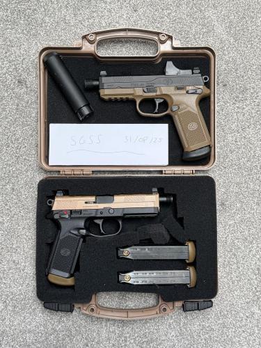 More information about "Double Dual Tone Tokyo Marui FNX-45 Tactical Package"