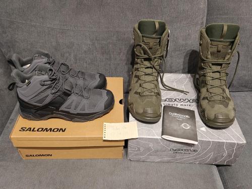 More information about "LOWA and Salomon Tactical boots"
