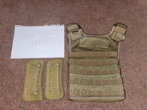 More information about "Flyye Fast Attack Plate Carrier – Gen 1 Molle Coyote Brown w/ shoulder pads"