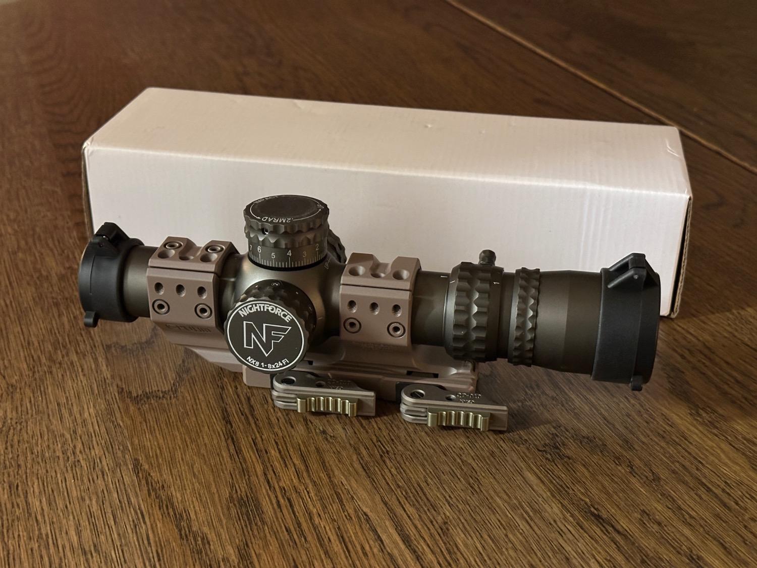 More information about "Holy Warrior NX8 1-8 F1 FFP 34mm Tube LPVO Riflescope with QD Spuhr replica mount"