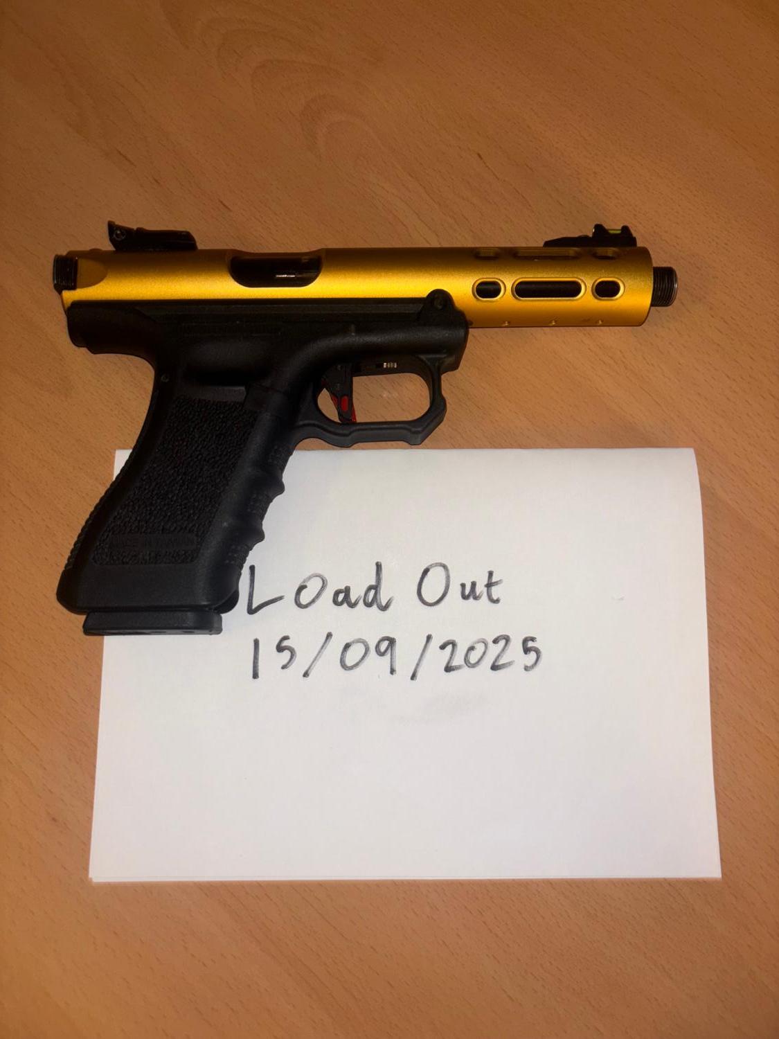 More information about "WE Galaxy GBB Pistol Gold"