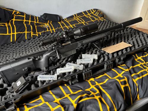 More information about "Novritsch SSG10-A2 with 5 mags and accessories"