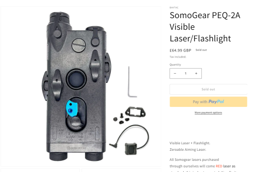 More information about "WANTED - SomoGear PEQ-2A (No IR)"