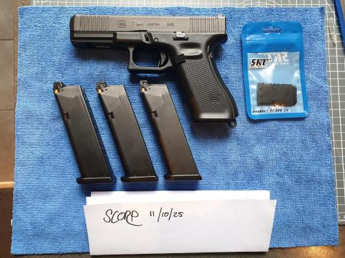 More information about "Tokyo Marui G17 Gen 5 MOS + 2 Mags + 5KU RMR Plate"