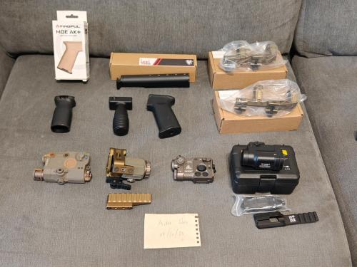 More information about "Accessories Job Lot: Zenitco, EOTech, Geissele, Magpul, Grips, AK etc"