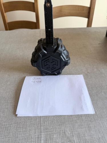 More information about "WE Gas Drum Magazine for 17 Series (350 Rounds - Black)"