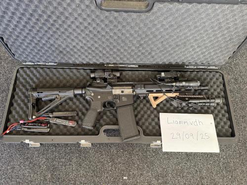 More information about "L119a2, Specna Arms M4 with Angry Gun rail build And Extras"