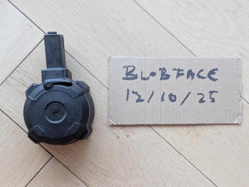 More information about "BattleAxe AEG M4 electric winding drum magazine"