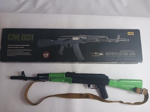 More information about "2 Tone CYMA AK-74 AEG with real sling + 2 mags"