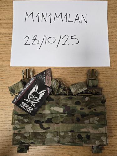 More information about "NEW warrior assault triple mag open pouch placard"